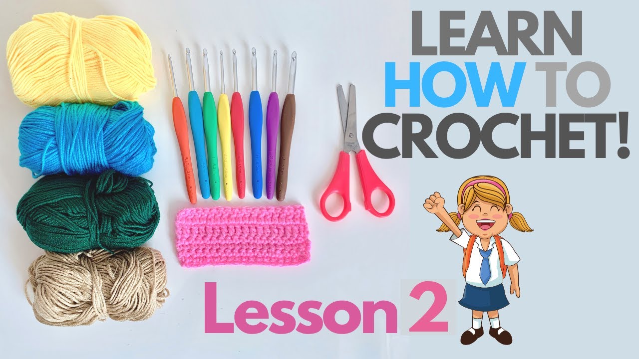 Learn HOW TO CROCHET for ABSOLUTE beginners! | Lesson 2
