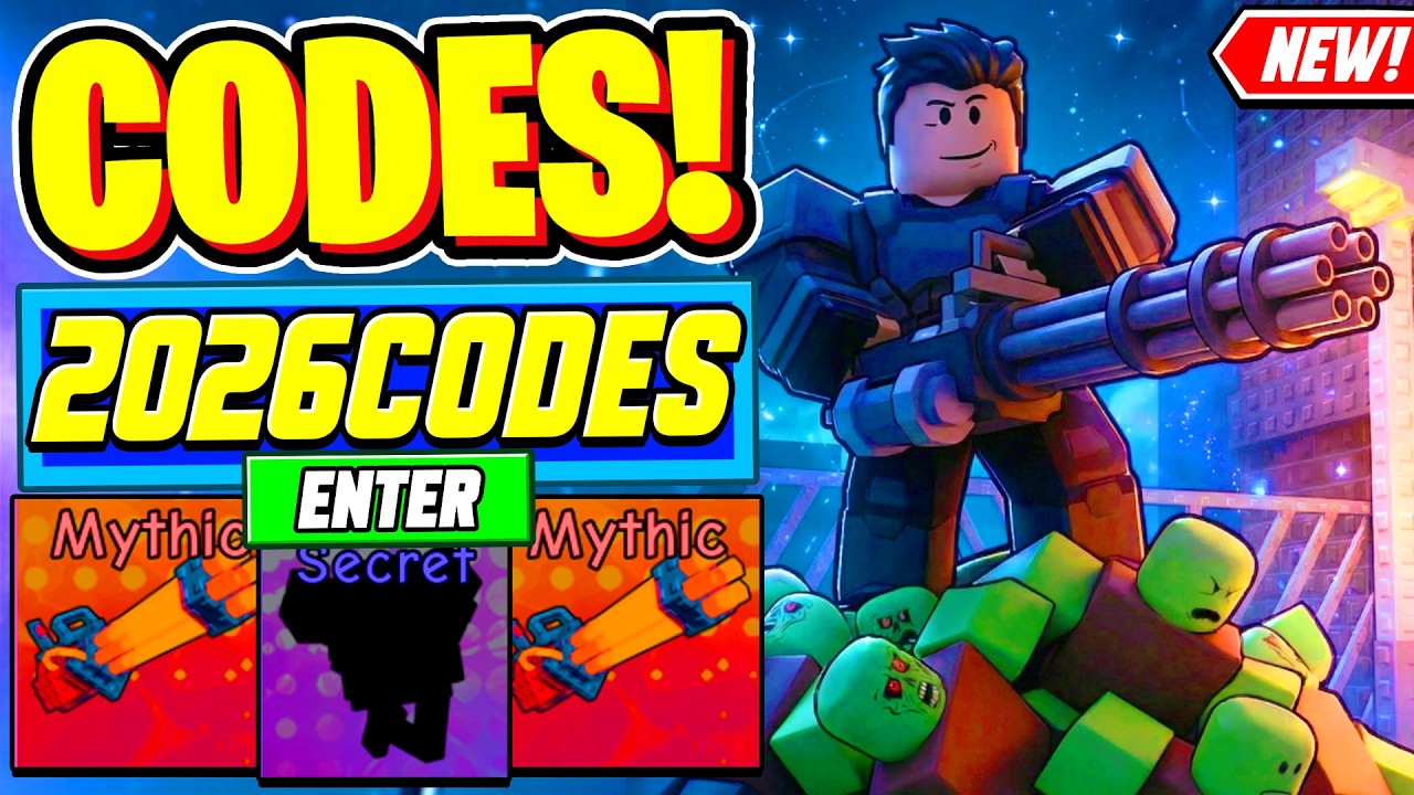 ⚠️Новое⚠️ ВСЕ РАБОЧИЕ КОДЫ для Survive Zombie Arena 2026 - Roblox Survive Zombie Arena Codes 2026