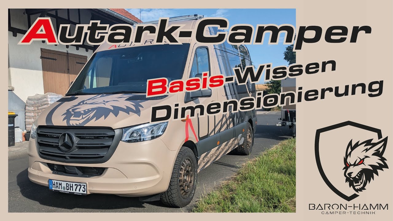 Wie plane ich einen Autark-Camper? Basis Wissen / Abstimmung / Infos / Basis Wissen. Autarkie