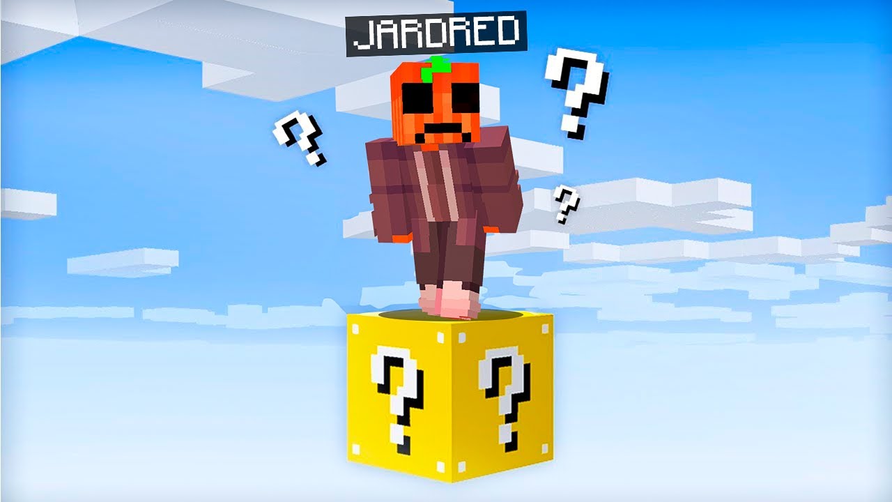 ATRAPADO EN 1 BLOQUE DE LUCKYBLOCK