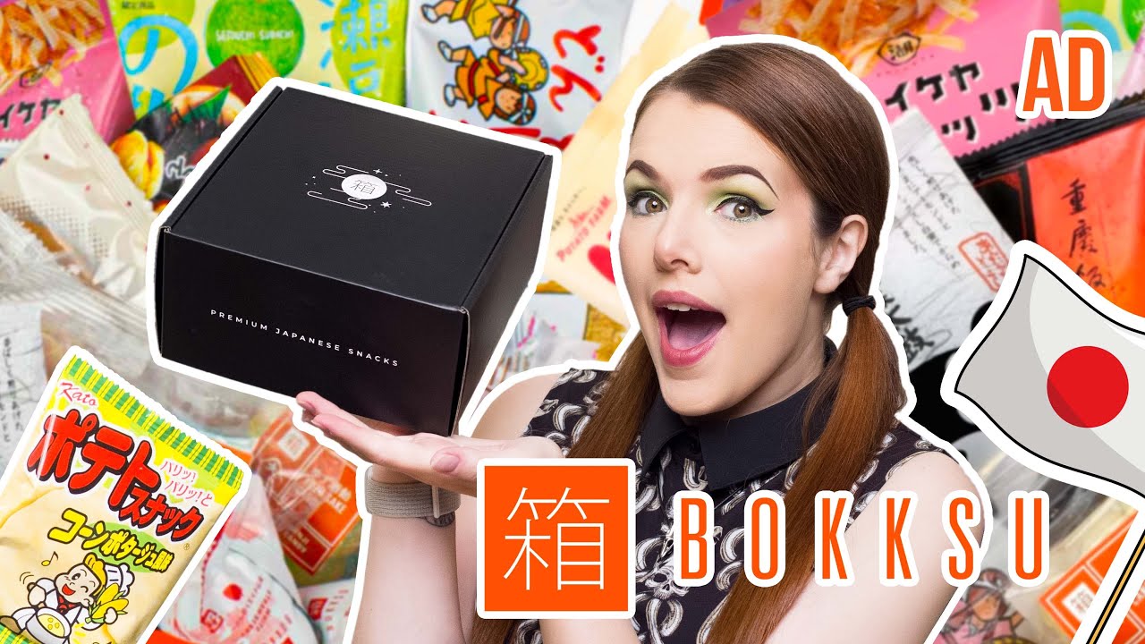 TRYING JAPANESE SNACKS 🌙 Bokksu (Moon Festival)