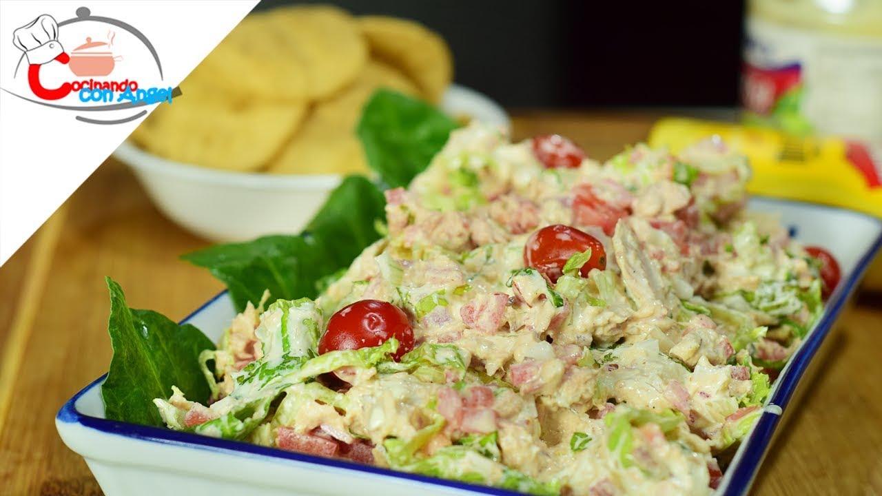Ensalada de Atún Fácil y con aderezo Sorpresa