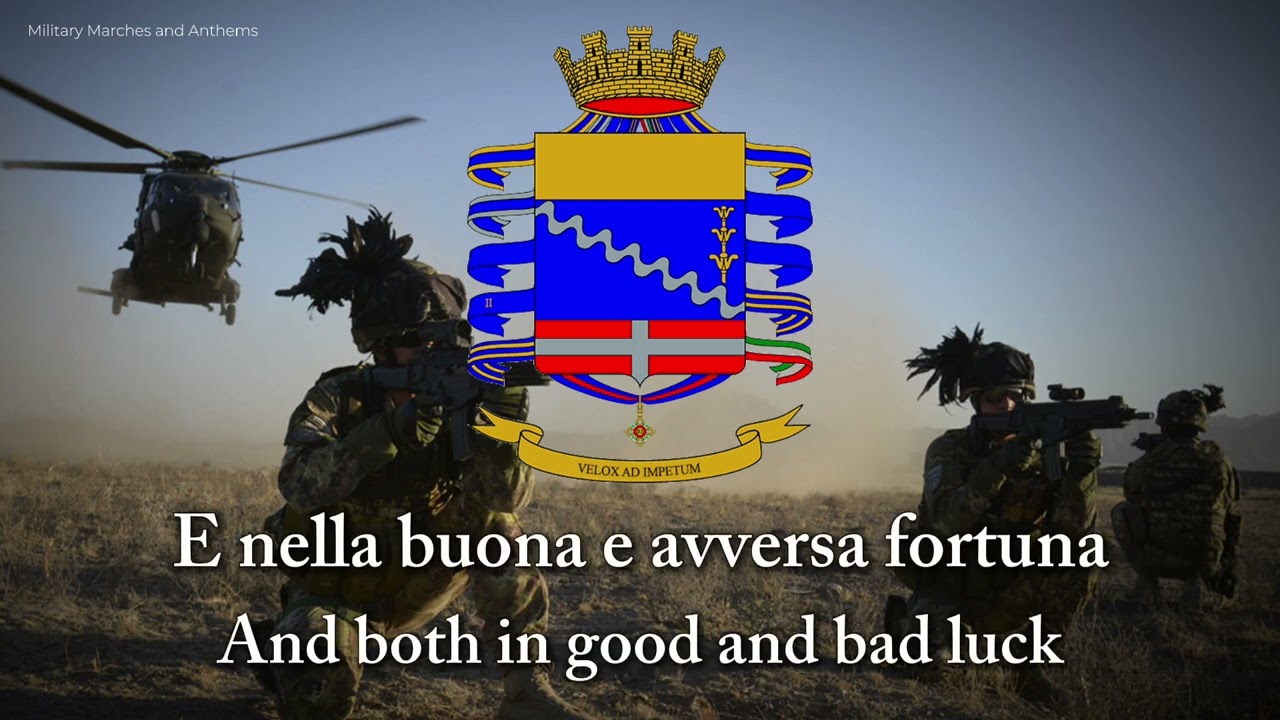 Inno all'8° Reggimento Bersaglieri/Anthem of the 8th Italian Marksman Regiment