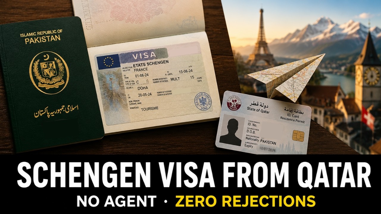 Schengen Visa From Qatar; No Agent, Zero Rejections (Full Guide)