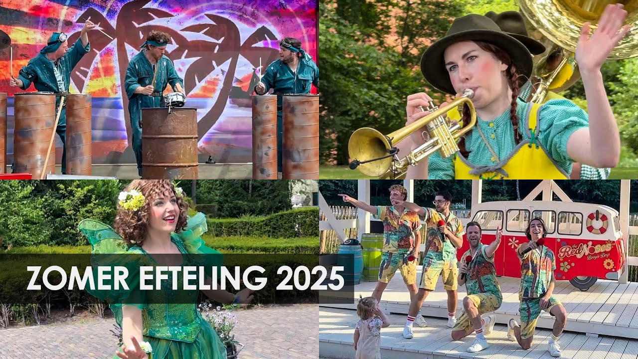 Zomer in de Efteling 2025: shows & entertainment (compilatie)