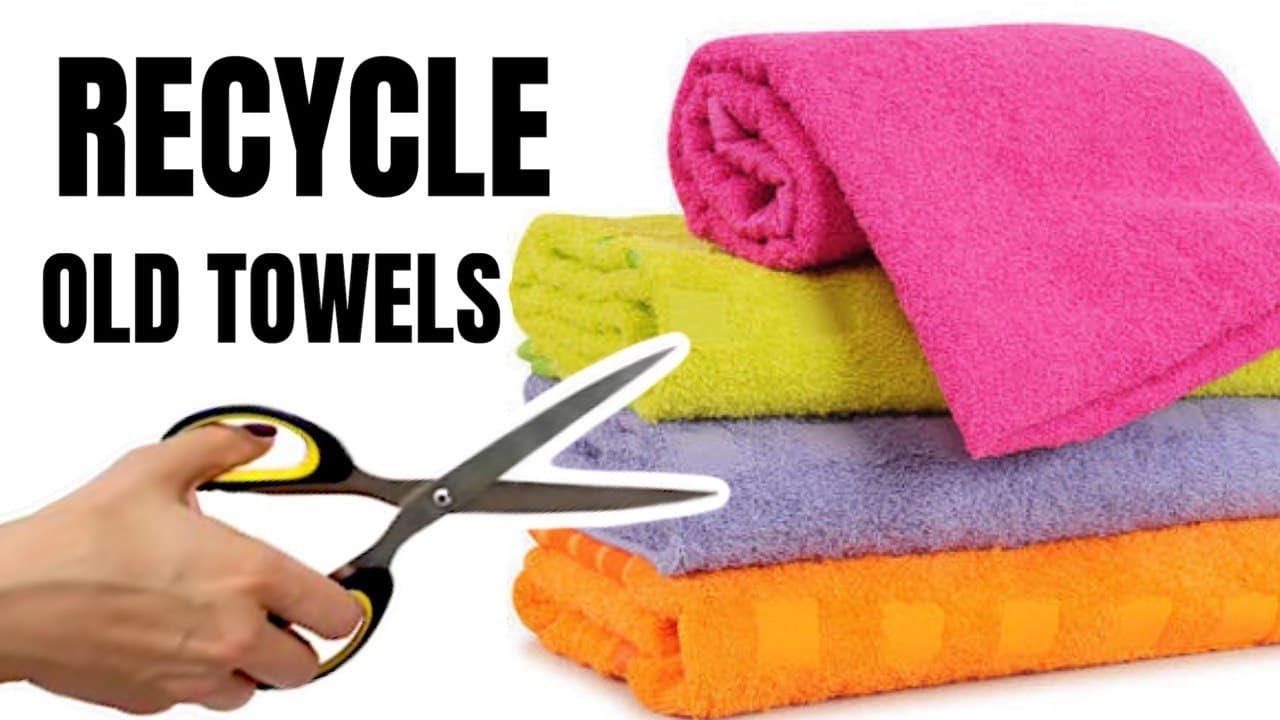 3 BRILLIANT WAYS TO REUSE OLD TOWELS | DONT THROW AWAY OLD TOWELS |3 USEFUL THINGS THAT YOU CAN MAKE