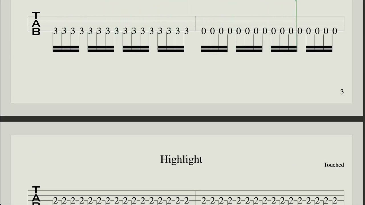 Touched - highlight
