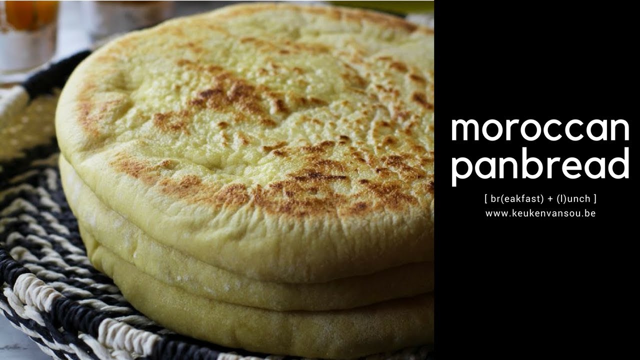 Marokkaanse panbrood (Batbot/Tachnift)/Moroccan panbread