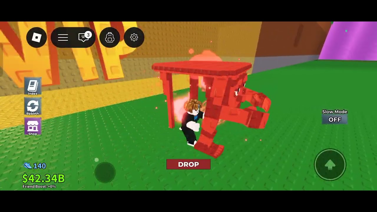 Playing steal a brainrot in Roblox 😃