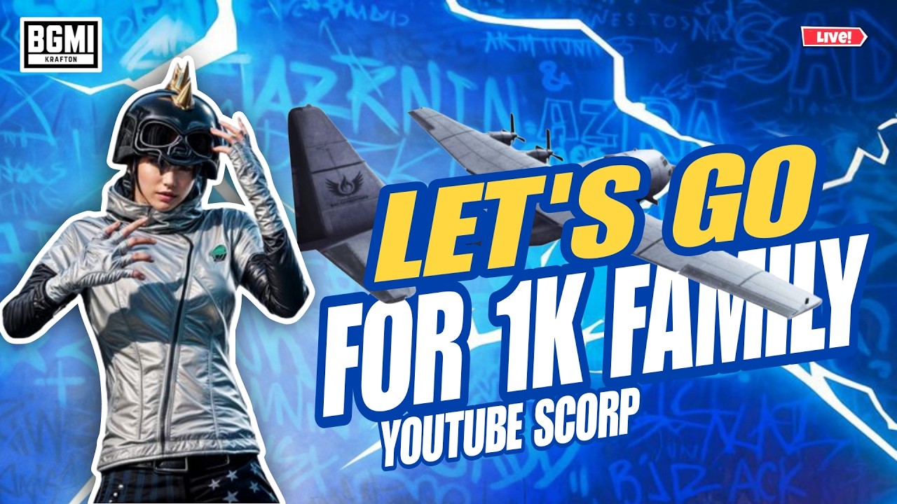 BGMI LIVE 🔥 l LET’S GO FOR 1K SUBS 🍆#bgmi #scorp #bgmi live