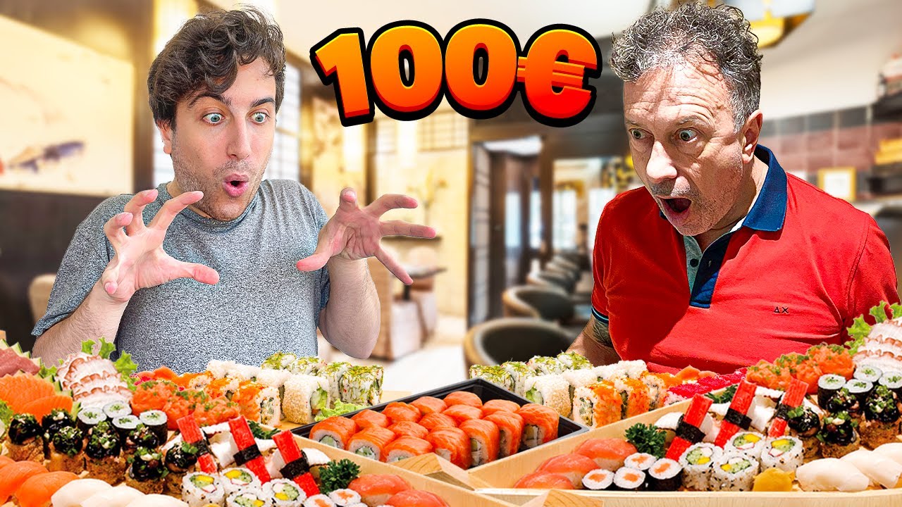 Ho MANGIATO 100€ di SUSHI con Papà!