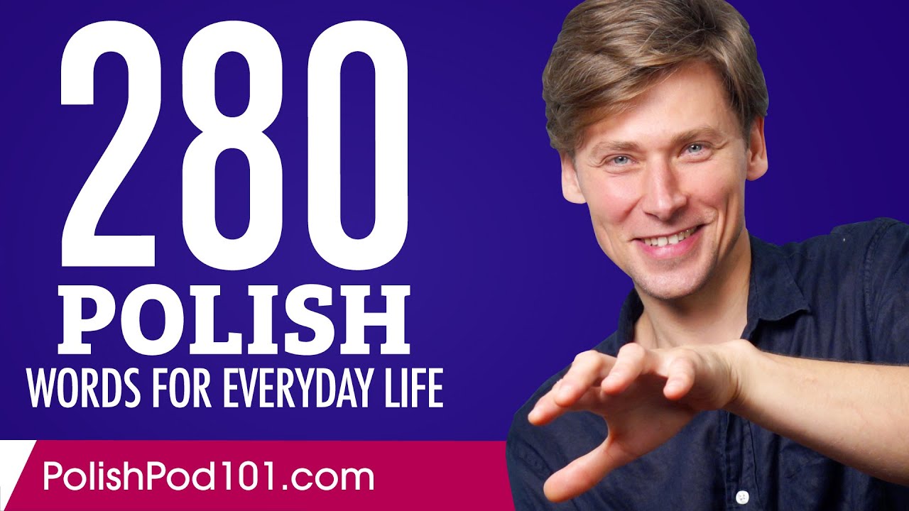 280 Polish Words for Everyday Life - Basic Vocabulary #14