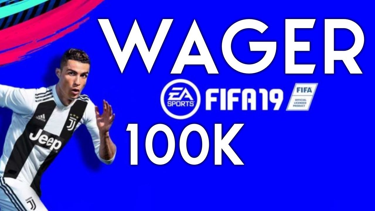 100K FIFA WAGER I MADE HIM RAGE QUIT!!!