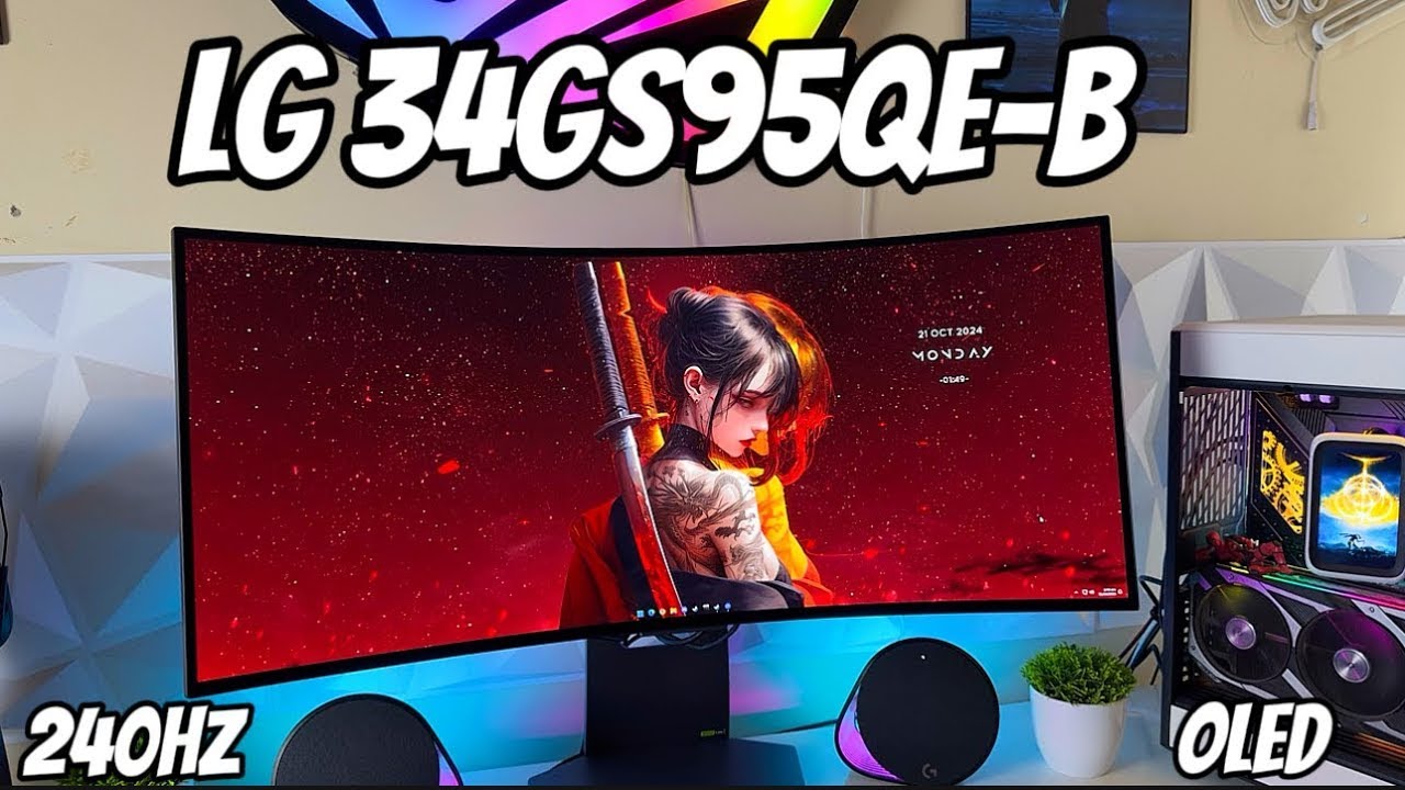 Обзор игрового OLED-монитора LG UltraGear 34" 🎮 240 Гц | 0,03 мс | WQHD