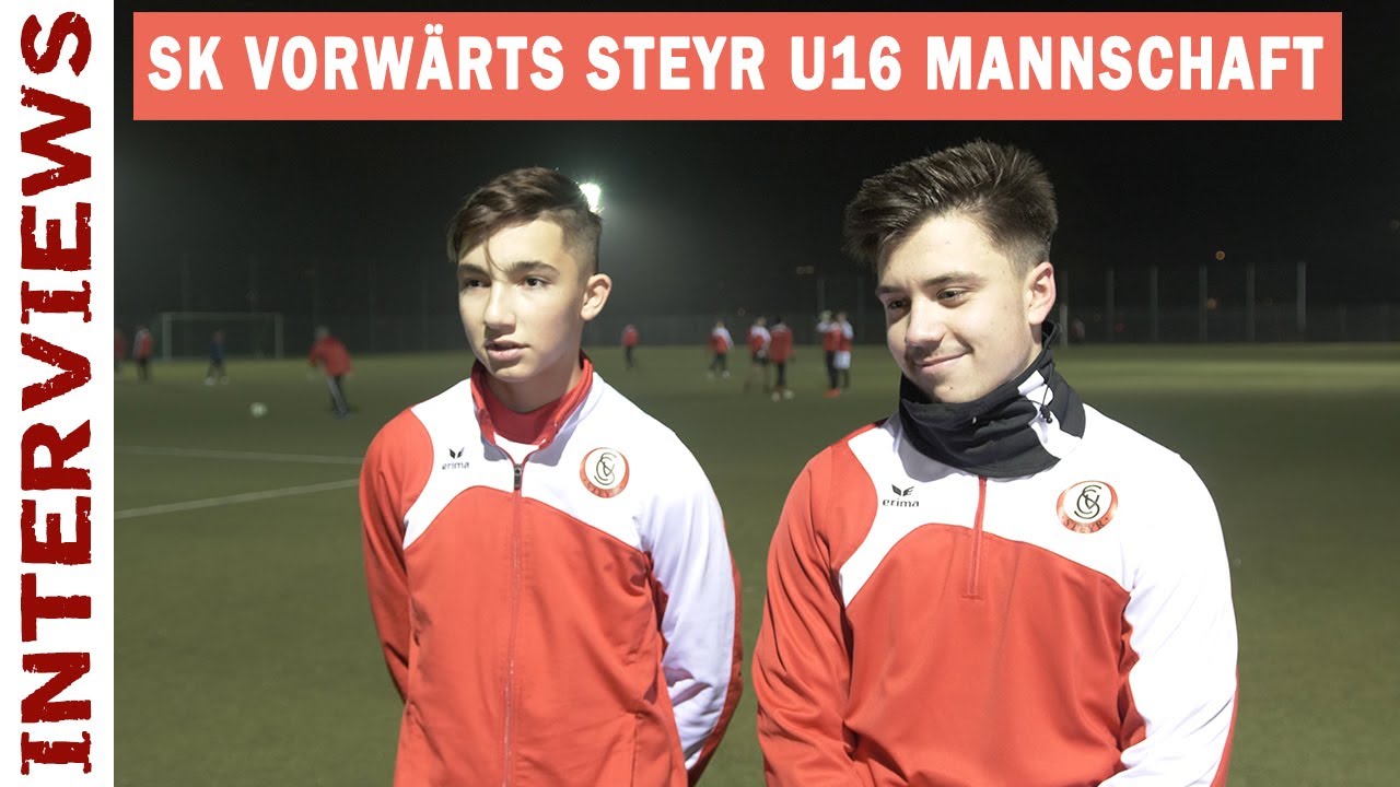 JUGEND | U16 Mannschaft des SK Vorwärts Steyr im Talk