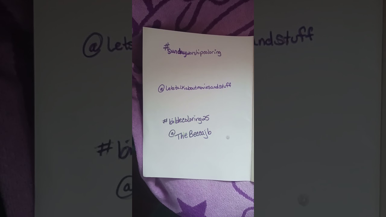 #sundayworshipcoloring @letstalkaboutmoviesandstuff #biblecoloring25 @TheBeccajb