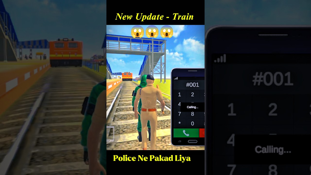 New train or railway station 😯 indian theft auto #newupdate #shorts #railwaystation #indiantheftauto