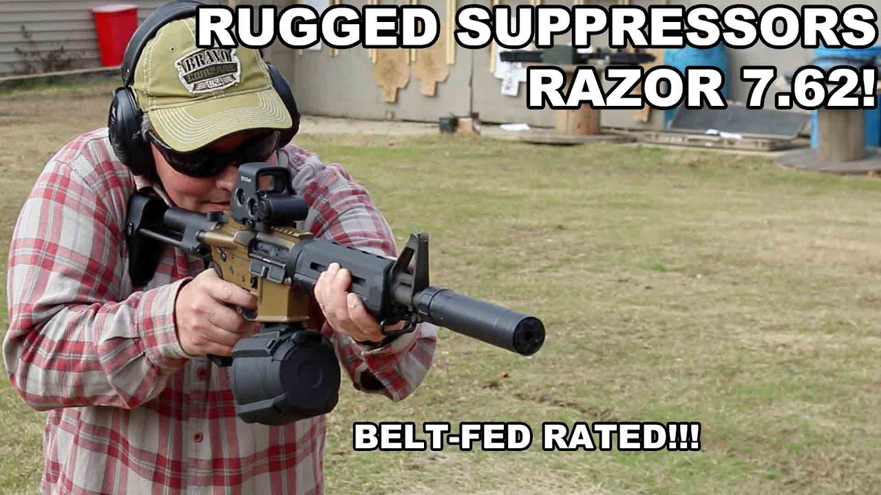 Rugged Suppressors Razor 7.62! Compact Silencer