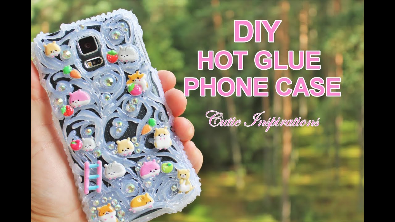 DIY Hot Glue Phone Case - DIY tutorial