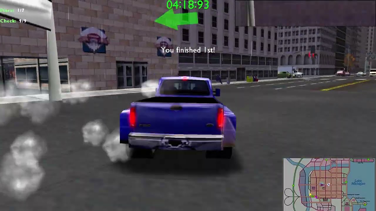 Midtown Madness - Perimeter Perils (Professional) Ford F350 in 4:18.93
