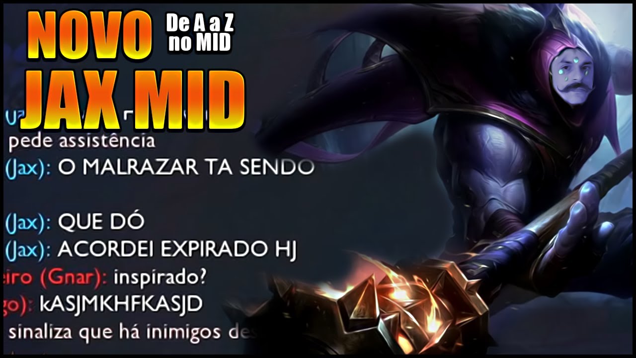ME CHAMARÃO DE ANALFABÉTICO SÓ PQ SOU MONO JAX MID