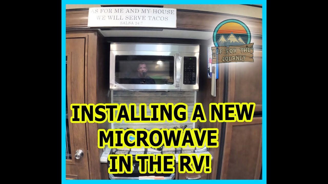 New microwave install in our RV | Grand Design 315rlts