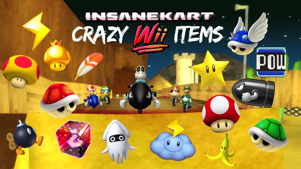 Crazy items is going to drive me CRAZY! - Insane Kart Wii