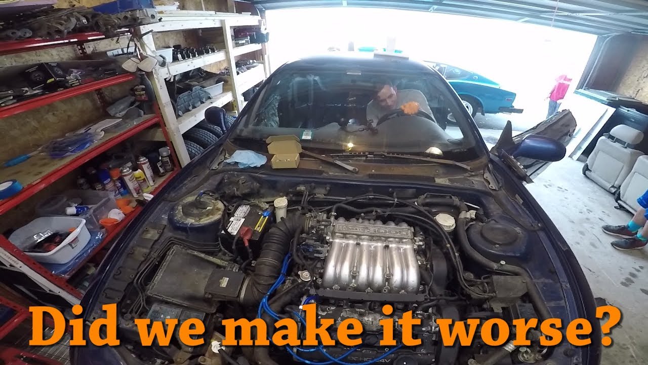 [3000GT Lemons Build] Vacuum Leak/Rough Idle Diagnosis and Fix (Ep 6)