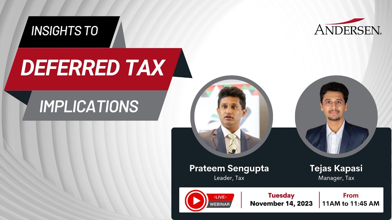 Webinar: Deferred Tax Implications