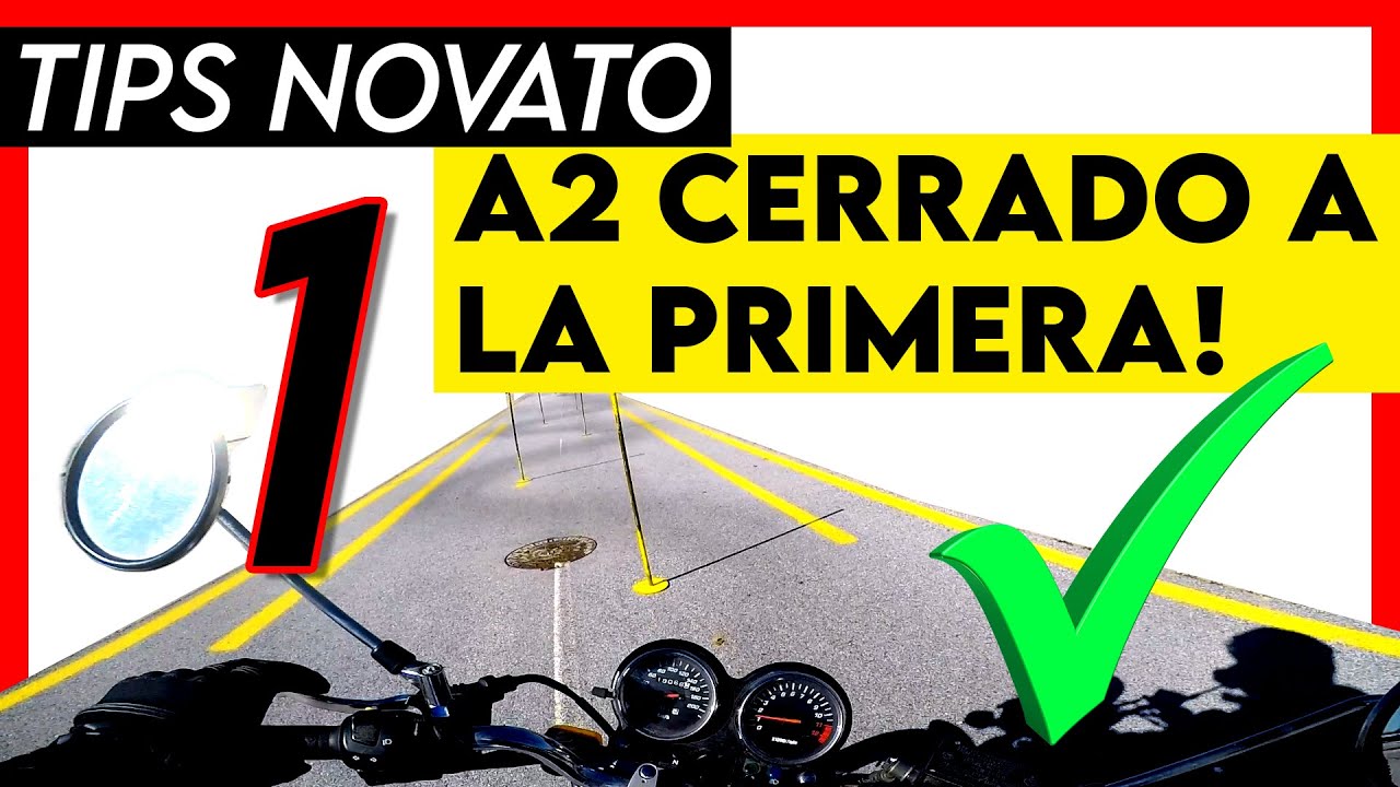 Tips NOVATO | carnet moto A2 cerrado a la PRIMERA! | Parte 1