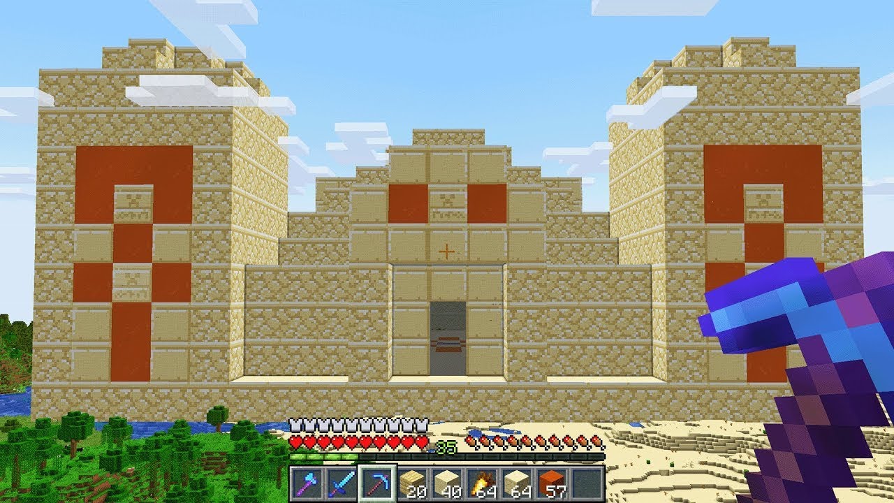 I Built Minecraft's Largest Desert Temple