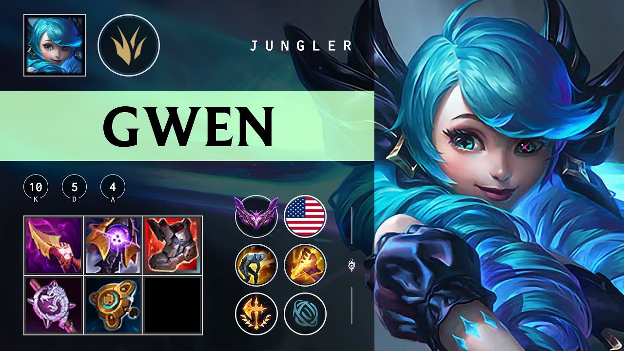 Gwen Jungle vs Graves - NA Master Patch 25.24