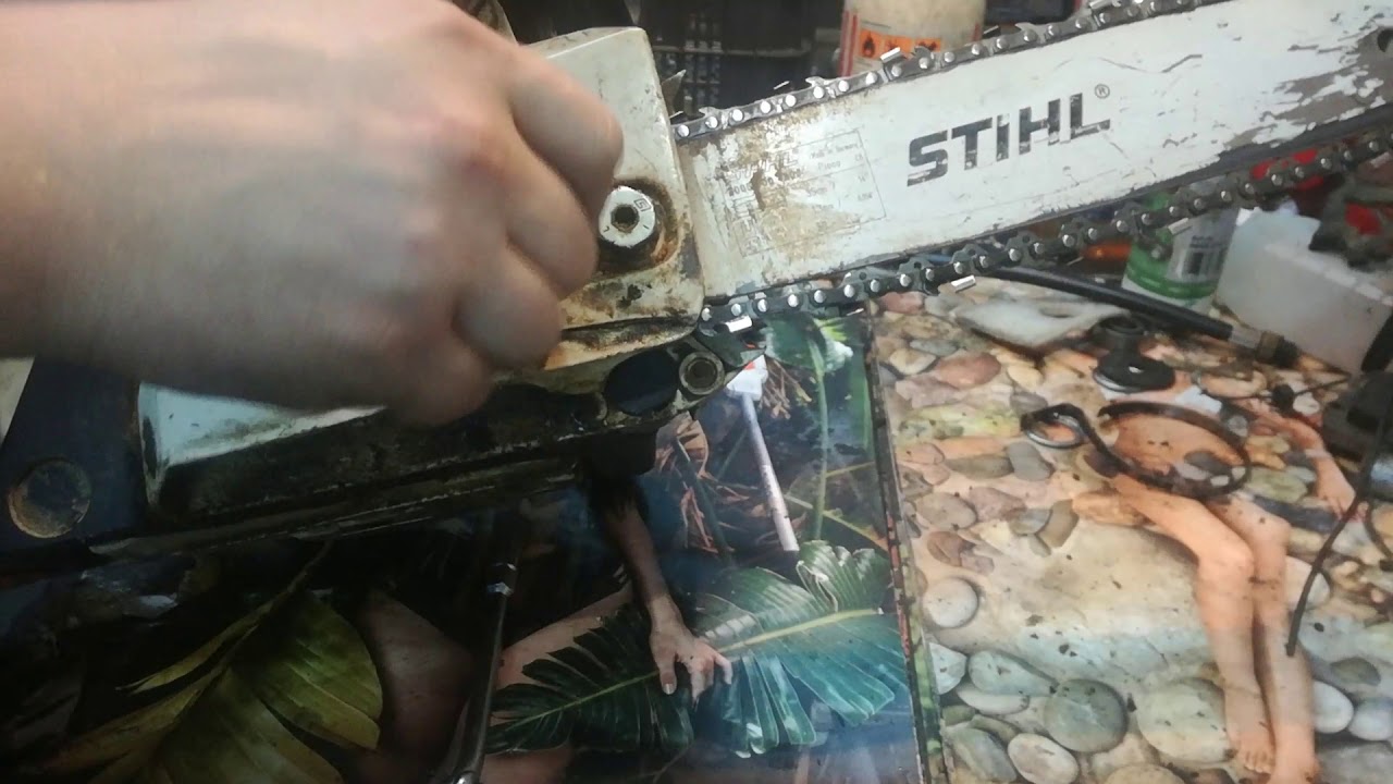 Stihl MS Kompression messen motorschaden Kolbenfresser chainsaw compression test broken piston