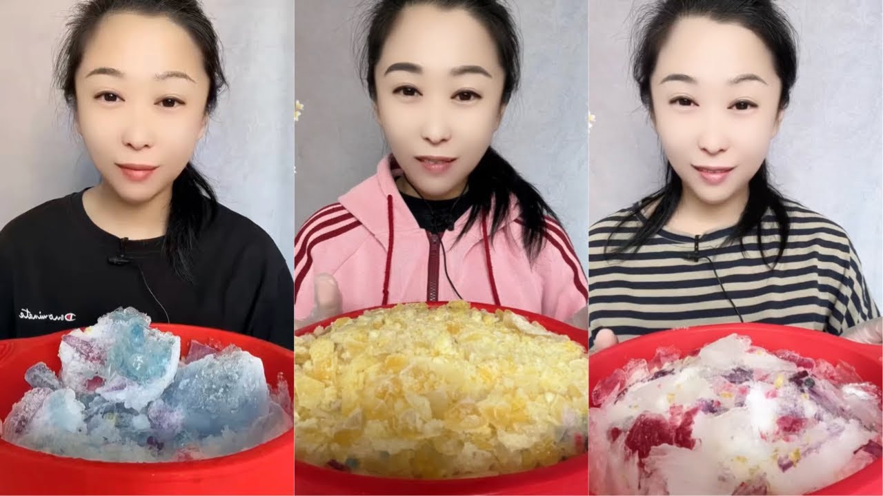 Crushed Ice Eating ASMR | Ice Eating