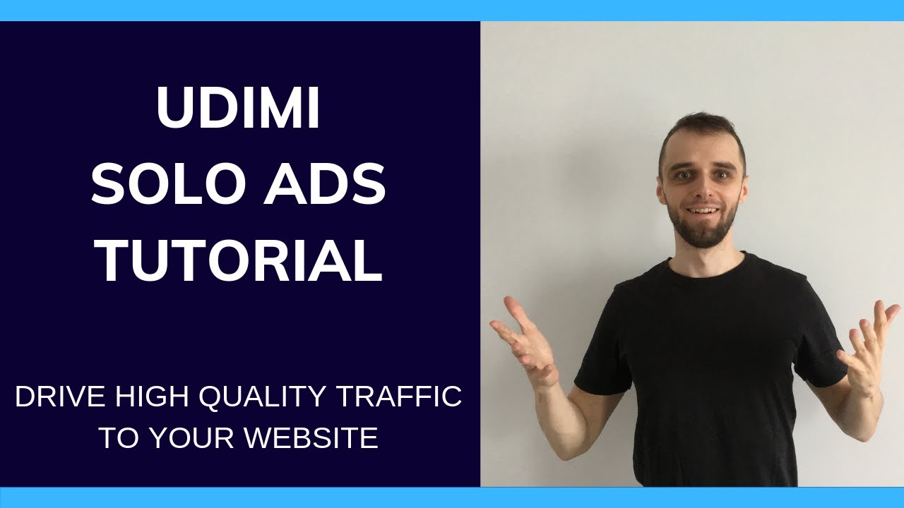 Udimi Solo Ads Tutorial - How To Drive High Quality Traffic To Your Website (Step by Step)