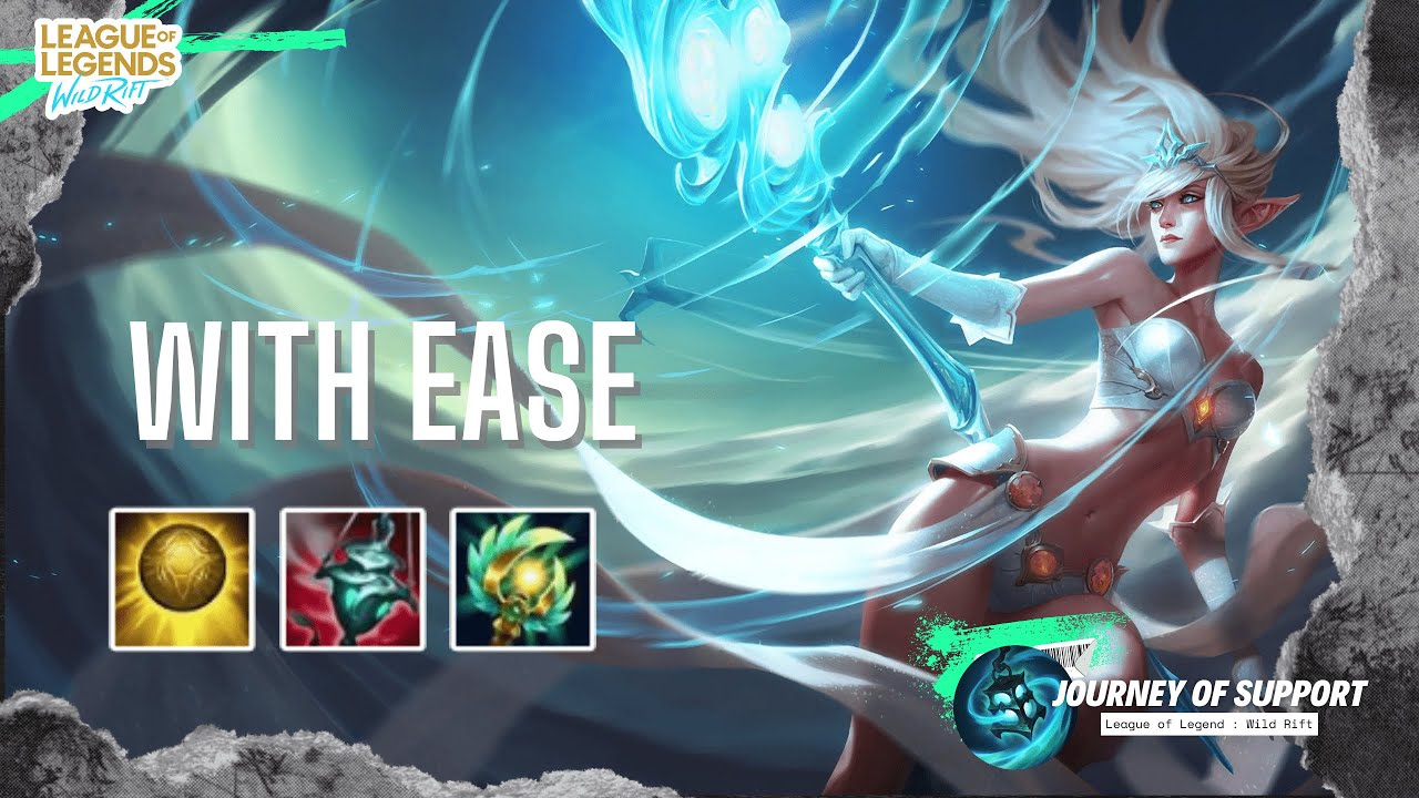 Janna Support Gameplay as Enchanter for a Team - League of Legends ; Wild Rift