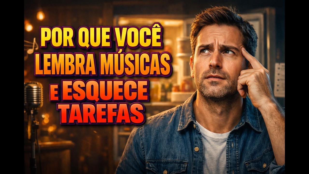 Por que você Lembra Músicas e Esquece Tarefas