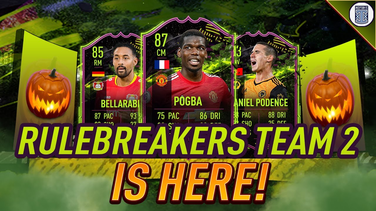 RULEBREAKERS TEAM 2 IS HERE! NEW PLAYERS, SBCS, OBJECTIVE CARD! - FIFA 21 ULTIMATE TEAM