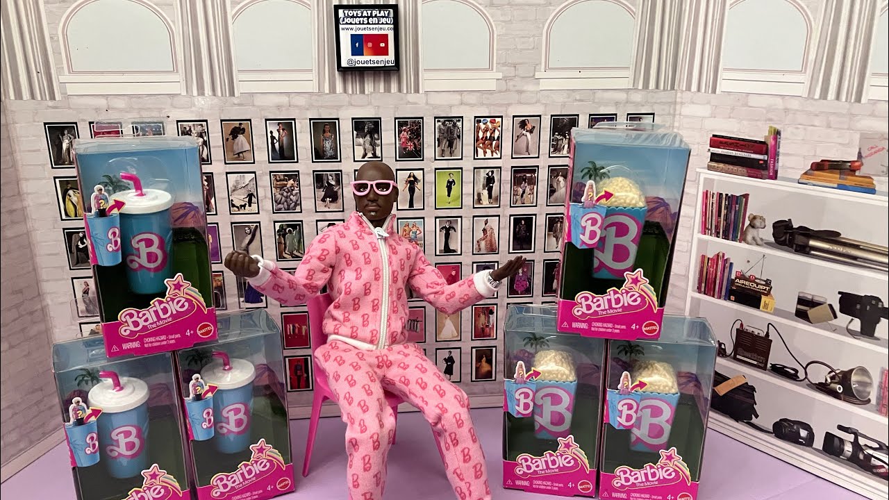 Unboxing Mini Barbie Land - Barbie: The Movie Popcorn 🍿 & Soda 🥤 Collection