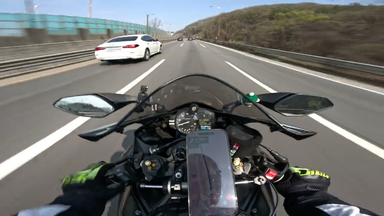 홍천 라이더 카페 다녀왔어요🌸🏍️ㅣ모토로그 VLOGㅣYZF-R6