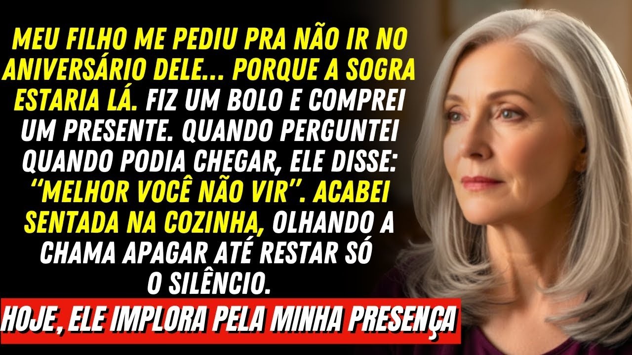 Meu filho me afastou da festa de aniversário dele… só para agradar a sogra