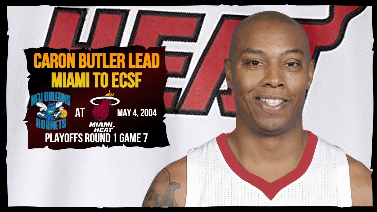 Caron Butler 23pts vs Hornets - Round 1 Game 7 - 2004 Playoffs