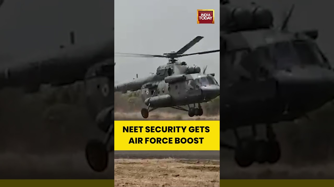 NEET Re-Test Papers Airlifted by Air Force Helicopter Under Tight Security | Chhindwara | MP