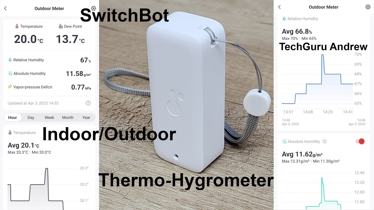 SwitchBot Indoor/Outdoor Thermo-Hygrometer REVIEW