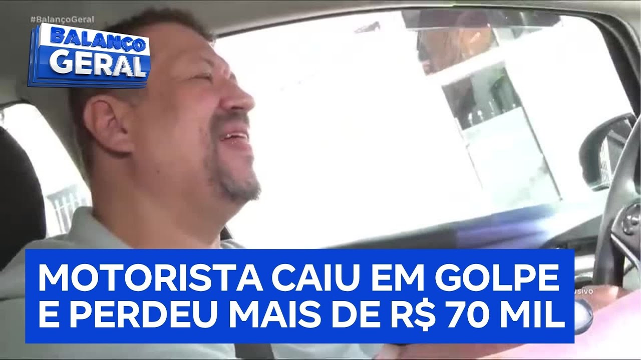 Motorista de aplicativo perde mais de R$ 70 mil em falsa oportunidade de emprego