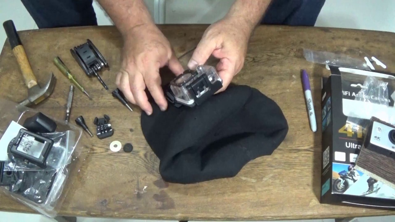 Soporte Cámara para Gorra Y Comparación