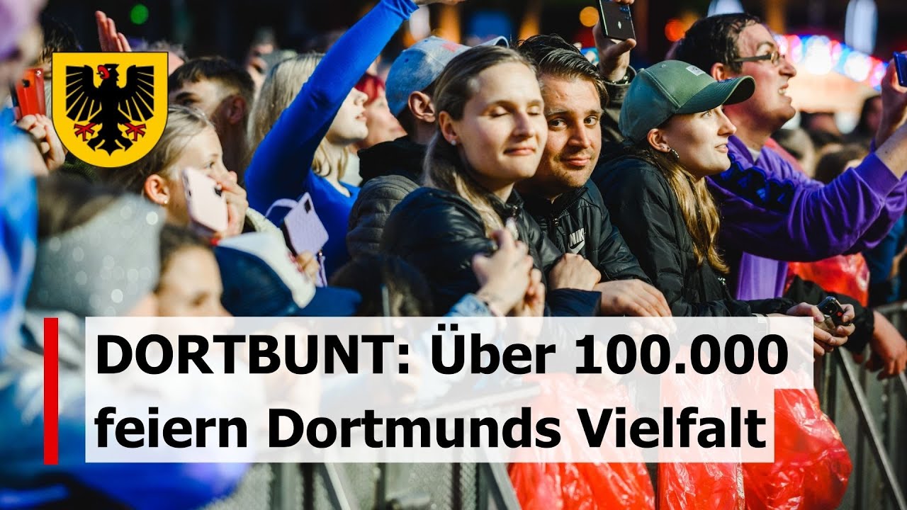 DORTBUNT 2023: Mehr als 100.000 Menschen feiern Dortmunds Vielfalt