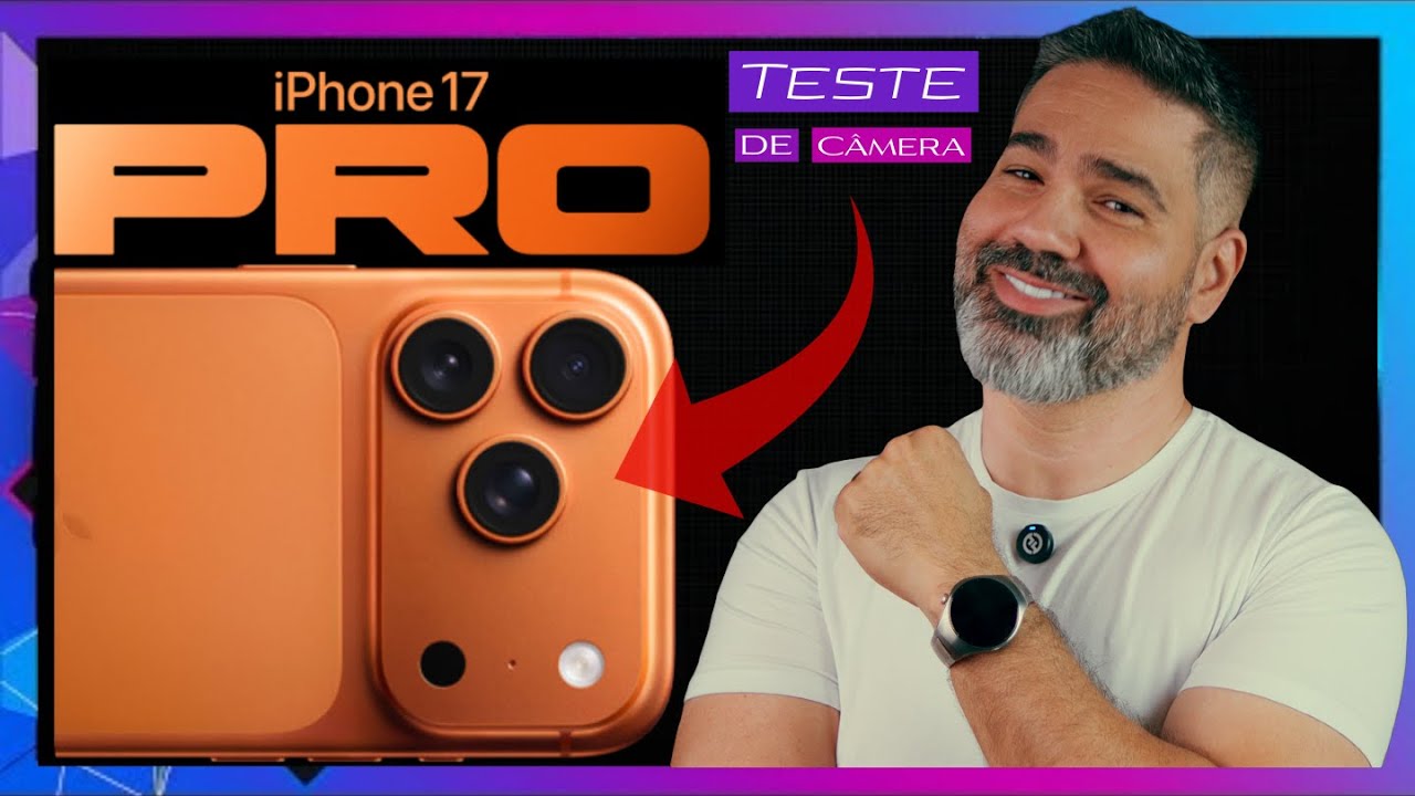 As C&acirc;meras do iPhone 17 Pro Max S&atilde;o Insanas! (Teste Completo)