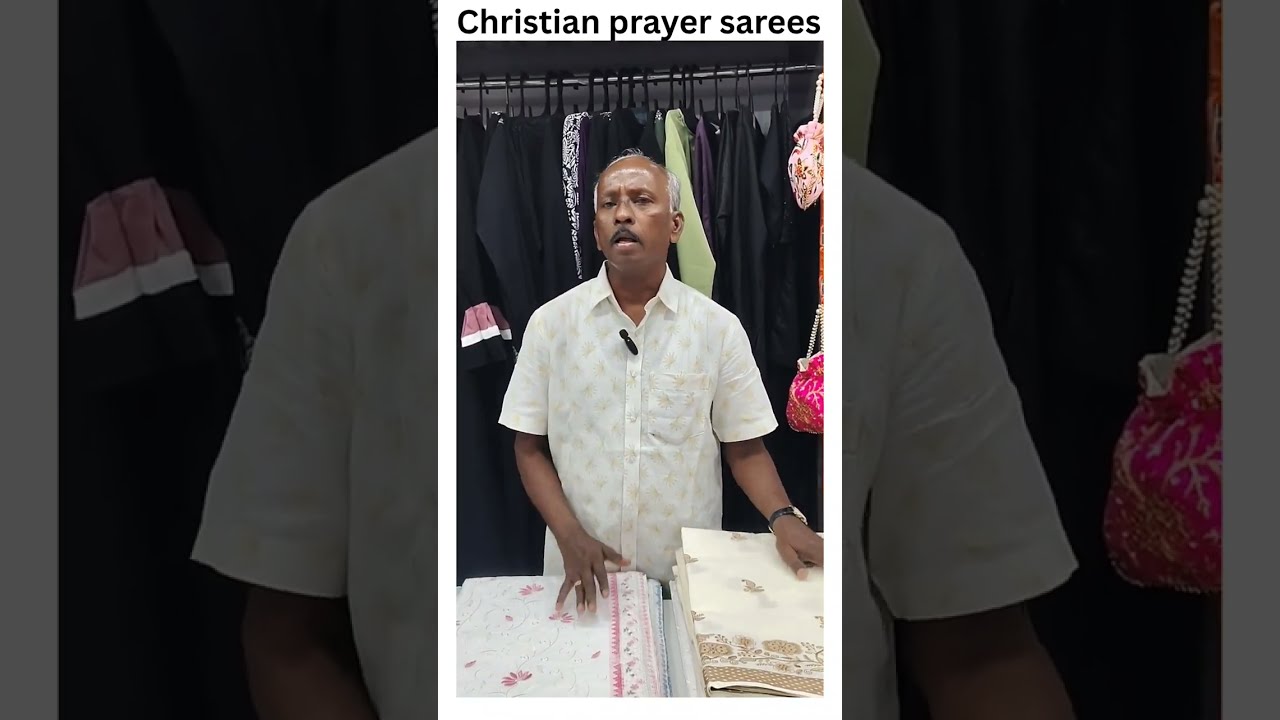 Premium cotton sarees restocked / christian prayer sarees /shanmukha Textiles /chirala