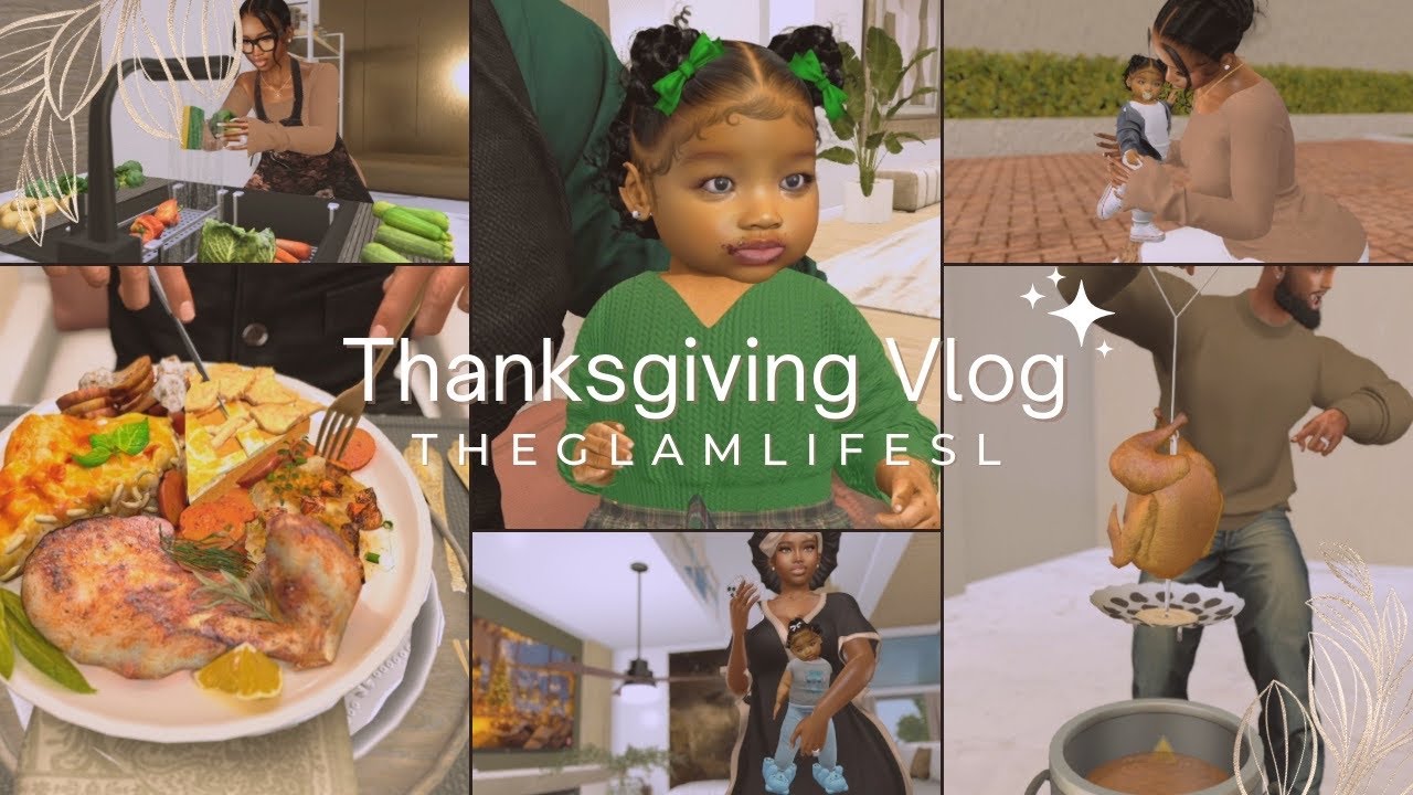 Thanksgiving With the Abbases | Karsyn's 1st Thanksgiving | Second Life